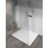 VARIO CHROME jednodílná sprchová zástěna do prostoru, matné sklo, 1100 mm