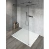 VARIO BLACK jednodílná sprchová zástěna do prostoru, čiré sklo, 1400 mm