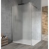 VARIO CHROME jednodílná sprchová zástěna k instalaci ke stěně, matné sklo, 700 mm