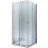 MEXEN - Lima Duo sprchový kout, dveře skládací, 90 x 80 cm, transparentní - chrom - 856-090-080-02-00