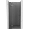 MEXEN - Roma sprchové dveře, křídlové 80 cm, grafit, chrom - 854-080-000-01-40