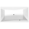 QUEST SLIM obdélníková vana 180x100x49cm, bílá