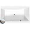 QUEST SLIM obdélníková vana 180x100x49cm, bílá