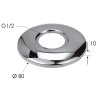 XL Rozeta G1/2", 80mm, chrom