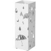Stojan na deštníky - bílá - 15,5x15,5x49 cm
