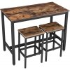 Barový set - stůl + 2 ks židlí Industry