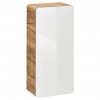 Oasi Casa - Koupelnová skříňka horní Aruba White - bílá - 35x75x22 cm