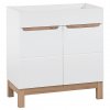 COMAD - Koupelnová skříňka pod umyvadlo Bali White - bílá - 80x84x46 cm