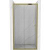 MEXEN - Apia dveře sprchové posuvné, 120 cm, transparentní - zlatá - 845-120-000-50-00