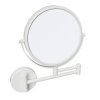 X-ROUND WHITE závěsné kosmetické zrcátko Ø 180 mm, bílá