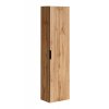 Via Domo - Koupelnová skříňka vysoká Adel Oak - šedá - 35x140x25 cm