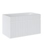 COMAD - Koupelnová skříňka pod umyvadlo Iconic White - bílá - 80x46x46 cm