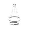 Závěsné stropní svítidlo Ring Crystal LED - chrom - APP773-2CP