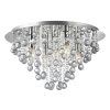Toolight - Stropní lampa Crystal - chrom - APP514-5C