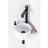 Ravak - Umyvadlová stojánková baterie Puri bez výpusti 320 mm - černá