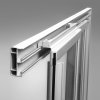Ravak - Čtvrtkruhový sprchový kout čtyřdílný Supernova SKCP4-90 - bílá, pearl plast