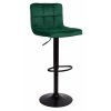 Via Domo - Barová židle Pero - zelená - 40x107x35 cm