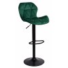 Via Domo - Barová židle Tiglio - zelená - 46x106x35 cm