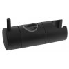 Držák pro sprchovou tyč 23mm, ABS/černá
