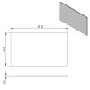 CIRASA deska DTDL 81x1,8x46,5cm, borovice rustik