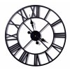 Oasi Casa - Nástěnné hodiny Ora - černá - 50x50x4 cm