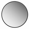 Oasi Casa - Zrcadlo v kovovém rámu Dolce - černá - 50x50 cm