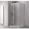 THRON LINE SQUARE obdélníkový sprchový kout 1100x1000mm, hranaté pojezdy