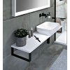 PLATO deska Rockstone 1100x24x360mm, bílá mat