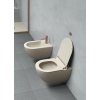 PURA bidet závěsný, 36x55 cm, creta mat