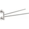 X-STEEL otočný držák na ručníky dvojitý 370mm, nerez mat