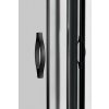 SIGMA SIMPLY BLACK čtvrtkruhová sprchová zástěna 800x800 mm, R550, čiré sklo