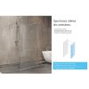 Novea sklo pro Walk in, výška 200 cm, 8mm, EASY CLEAN Novea sklo pro Walk in 120 x 200 cm, 8mm, EASY CLEAN, Čiré