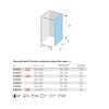 Novea sklo pro Walk in, výška 200 cm, 8mm, EASY CLEAN Novea sklo pro Walk in 120 x 200 cm, 8mm, EASY CLEAN, Čiré
