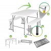 Oasi Casa - Pivní set Stanley - bílá - 113x69,5x62 cm