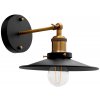 Toolight - Nástěnná lampa Amber - černá - APP184-1W