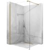 Rea - Sprchová zástěna Walk-in Aero - zlatá/transparentní - 120x195 cm - L/P
