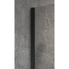 VARIO BLACK jednodílná sprchová zástěna k instalaci ke stěně, sklo nordic, 900 mm
