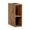 Oasi Casa - Koupelnová skříňka nízká policová Xilo Oak - přírodní - 20x57x46 cm