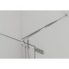 CERANO - Sprchová vzpěra kulatá, teleskopická Onyx - chrom - 77-140 cm