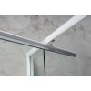 AMICO sprchové dveře výklopné 1040-1220x1850 mm, čiré sklo