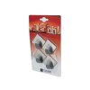 Samolepicí háček na ručníky Erga Trendy - chrom - 5x2x4,5 cm - sada 4 ks