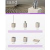 Dávkovač mýdla na postavení Erga Sand - přírodní - 7x17,5x9 cm