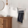 Pětiramenný otočný věšák na ručníky Erga Kamer - chrom