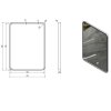 FLOAT LED podsvícené zrcadlo 600x800mm, bílá