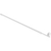 CERANO - Sprchová vzpěra kulatá, teleskopická Onyx - bílá - 77-140 cm