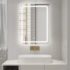 SALICA zrcadlo s LED osvětlením 60x80cm, dotykový senzor, stmívatelné