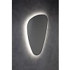 ELENA zrcadlo s LED podsvícením 20W, 68x96cm, černá mat