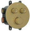 SMART SELECT podomítková sprchová termostatická baterie, box, 2 výstupy, zlato mat