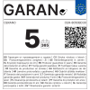 GARAN – záruka výrobce 5 (CER-8050BD30)