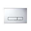 CERANO - Kompletní podomítkový WC set Felci - bílá lesklá - WC tlačítko Slim, chrom - předstěnová instalace - 52,5x36 cm